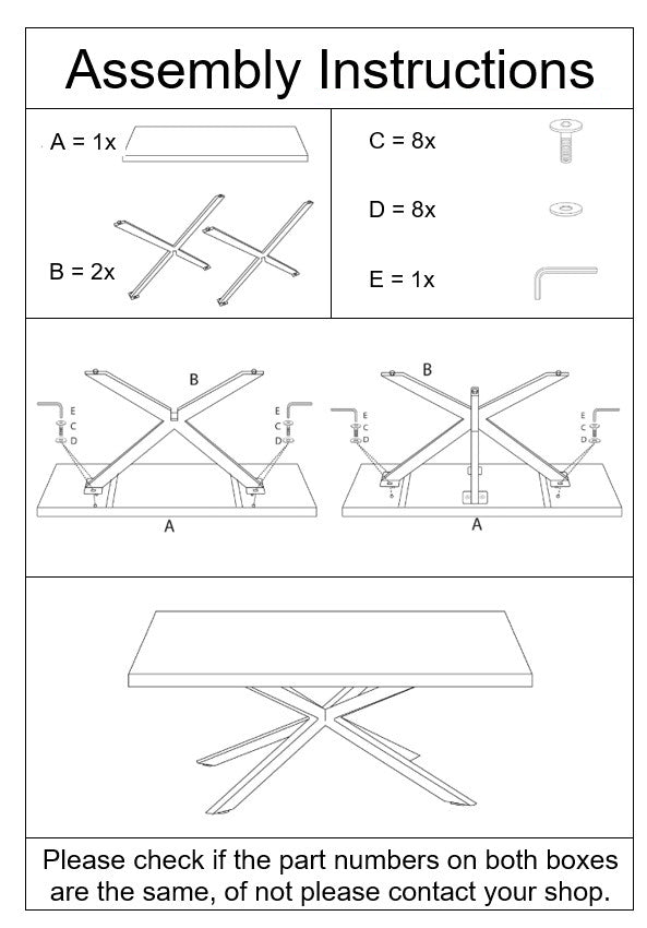 Oslo Spider Acasia 220 cm