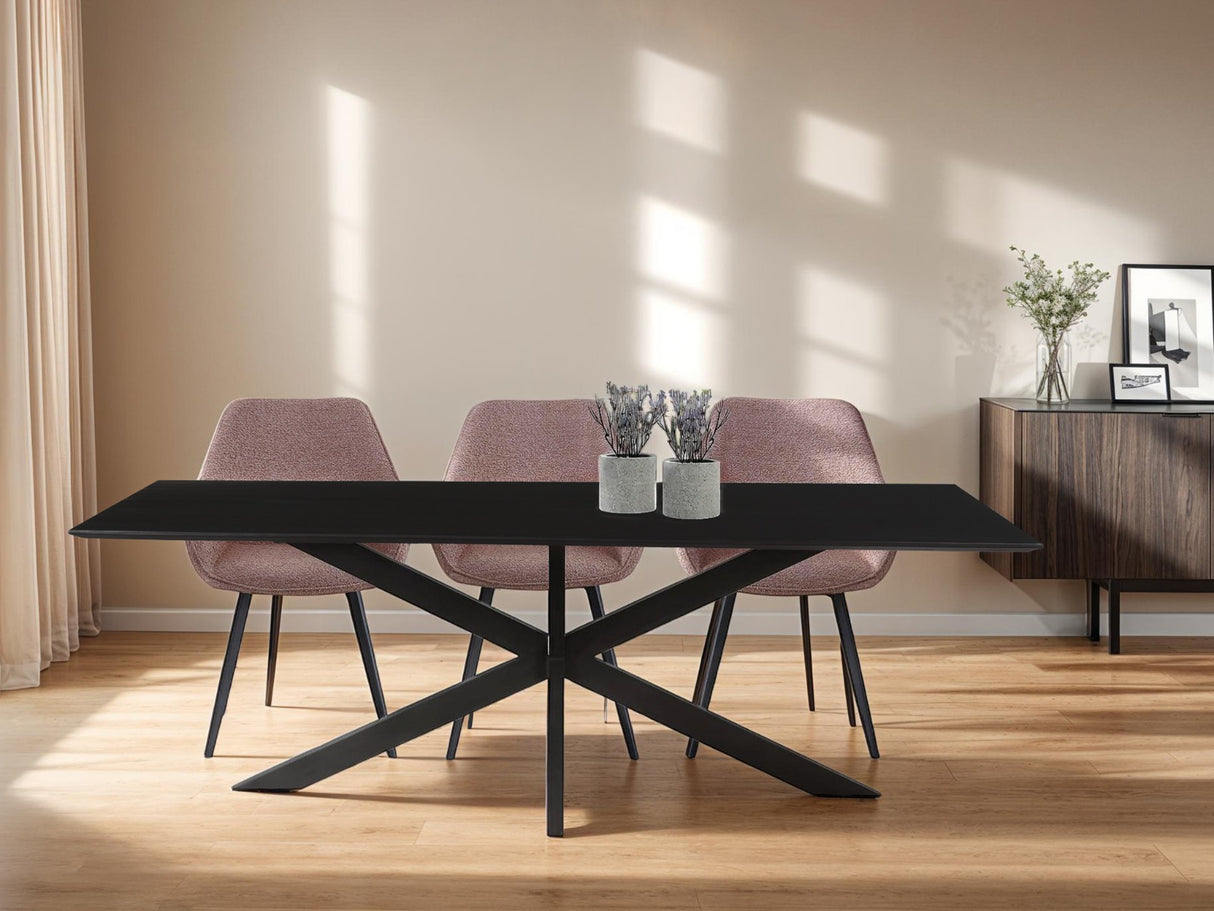 Oslo Spider Black Acasia 220 cm