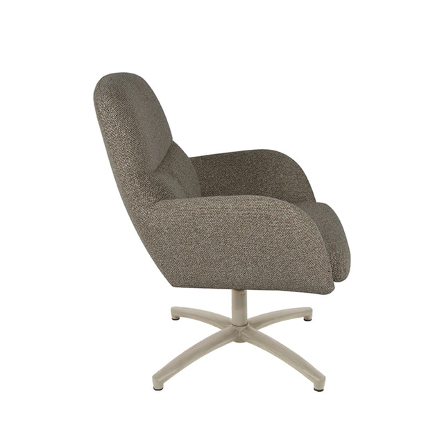 LABEL51 Fauteuil Chill Zone - Truffel grijs - Boucle van LABEL51 - laagste prijs offerte van PureWonen