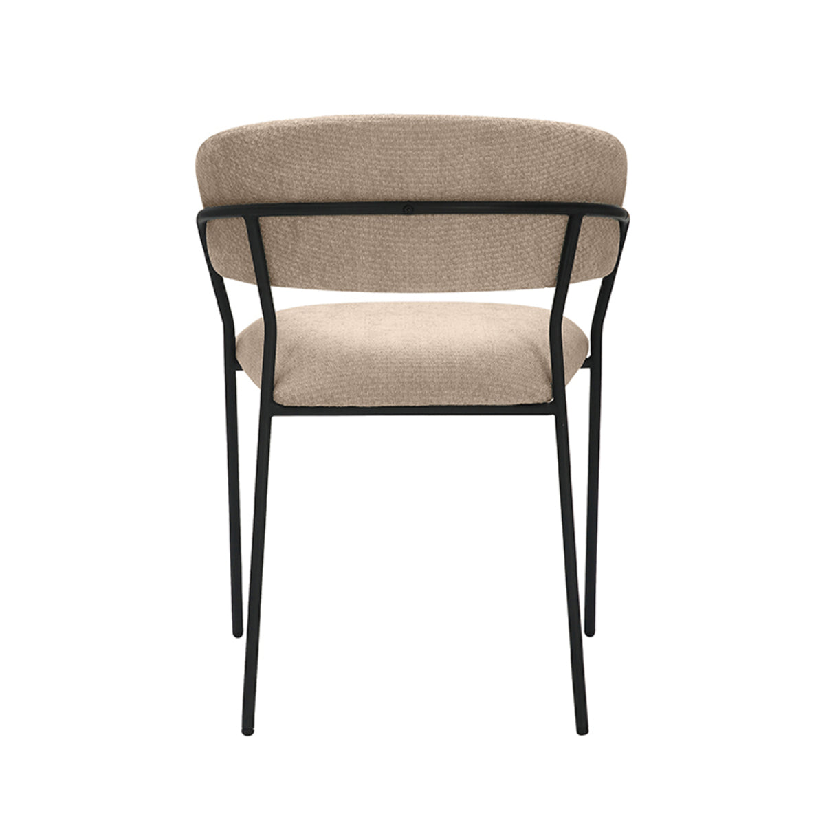 LABEL51 Eetkamerstoel Luuk - Clay - Elite - Black Frame van LABEL51 – Luxe comfort op maat van PureWonen. Vraag naar de beste prijs.