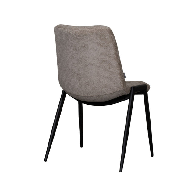 LABEL51 Eetkamerstoel Noor - Clay - Elite - Black Frame van LABEL51 – Luxe comfort op maat van PureWonen. Vraag naar de beste prijs.