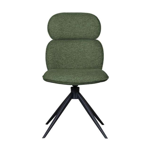 LABEL51 Eetkamerstoel Finn - Forest - Boucle van LABEL51 – Luxe comfort op maat van PureWonen. Vraag naar de beste prijs.
