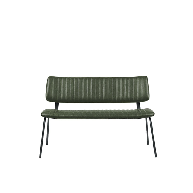 LABEL51 Eetkamerbank Gusto - Hunter - PU-Leder - 120 cm van LABEL51 - laagste prijs offerte van PureWonen