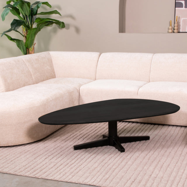 LABEL51 Salontafel Rosie - Zwart - Mangohout - 140 cm van LABEL51 – Luxe comfort op maat van PureWonen. Vraag naar de beste prijs.