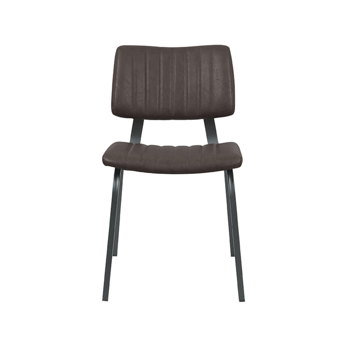 LABEL51 Eetkamerstoel Gusto - Donkerbruin - PU-Leder van LABEL51 – Luxe comfort op maat van PureWonen. Vraag naar de beste prijs.
