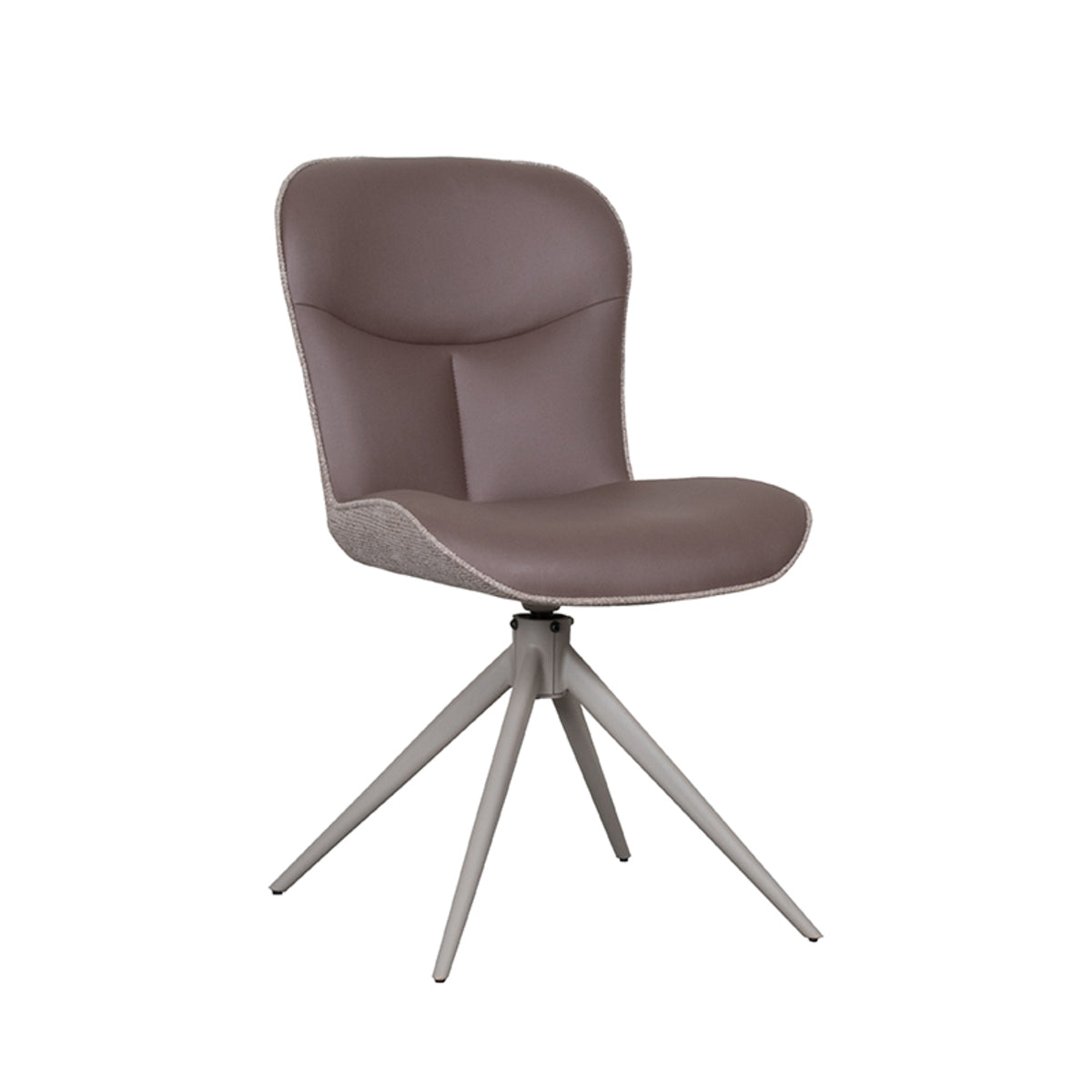LABEL51 Eetkamerstoel Thorben - Bruin - Microfiber van LABEL51 – Luxe comfort op maat van PureWonen. Vraag naar de beste prijs.