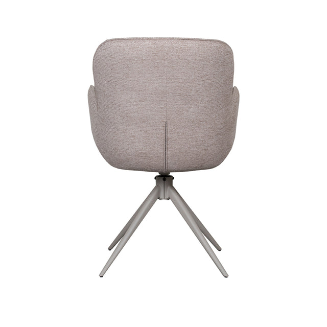 LABEL51 Eetkamerstoel Lasse - Bruin - Microfiber van LABEL51 – Luxe comfort op maat van PureWonen. Vraag naar de beste prijs.