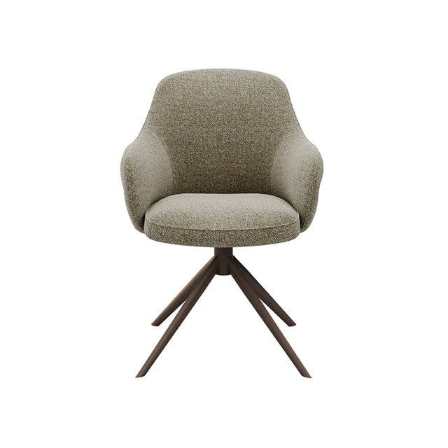 LABEL51 Eetkamerstoel Bern - Truffel grijs - Boucle van LABEL51 – Luxe comfort op maat van PureWonen. Vraag naar de beste prijs.