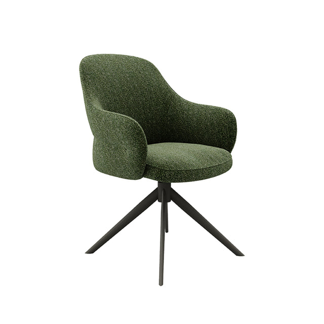 LABEL51 Eetkamerstoel Bern - Forest - Boucle van LABEL51 – Luxe comfort op maat van PureWonen. Vraag naar de beste prijs.