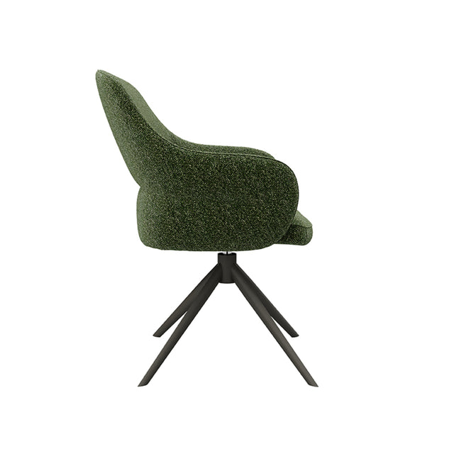 LABEL51 Eetkamerstoel Bern - Forest - Boucle van LABEL51 – Luxe comfort op maat van PureWonen. Vraag naar de beste prijs.