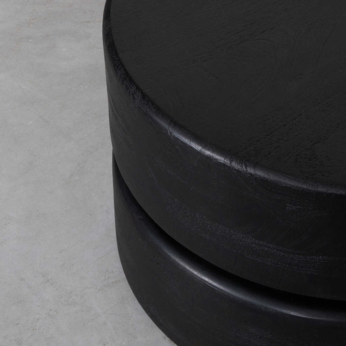 LABEL51 Salontafel Milly - Zwart - Mangohout - 50 cm van LABEL51 - laagste prijs offerte van PureWonen
