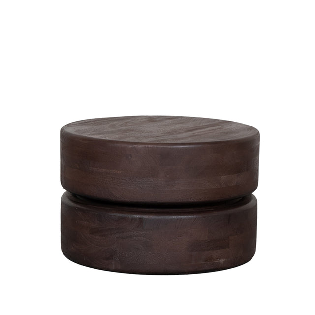 LABEL51 Salontafel Milly - Espresso - Mangohout - 50 cm van LABEL51 - laagste prijs offerte van PureWonen