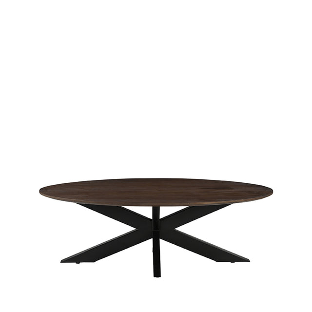 LABEL51 Salontafel James - Espresso - Mangohout - 130 cm van LABEL51 – Luxe comfort op maat van PureWonen. Vraag naar de beste prijs.