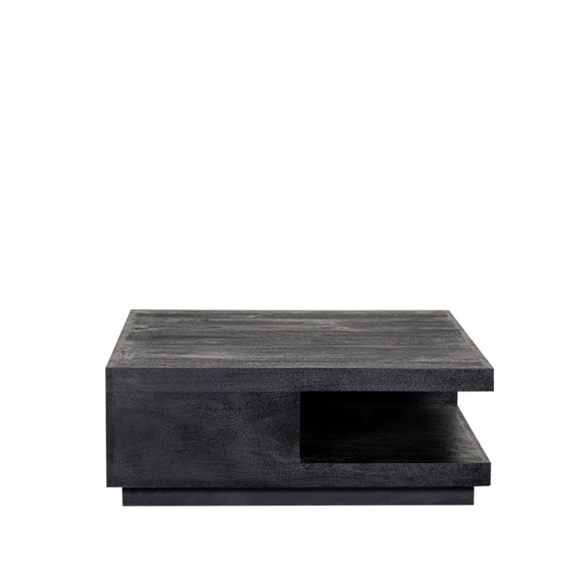 LABEL51 Salontafel Square - Zwart - Mangohout - 80 cm van LABEL51 – Luxe comfort op maat van PureWonen. Vraag naar de beste prijs.