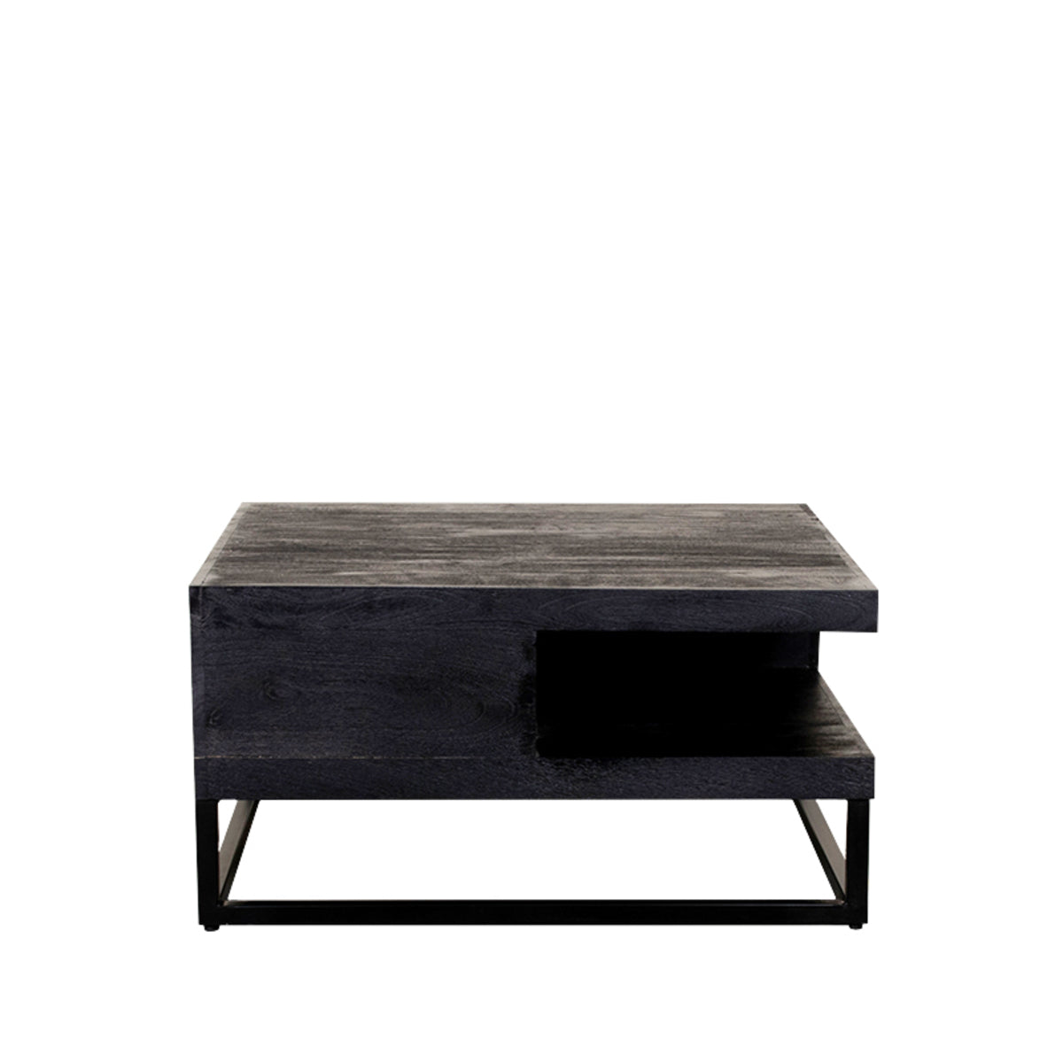 LABEL51 Salontafel Cube - Zwart - Mangohout - 80 cm van LABEL51 – Luxe comfort op maat van PureWonen. Vraag naar de beste prijs.