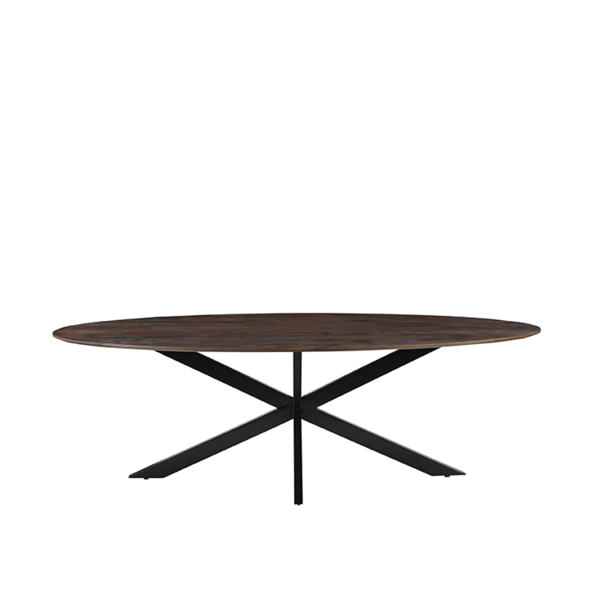 LABEL51 Eetkamertafel James - Espresso - Mangohout - 240 cm - Ovaal van LABEL51 – Luxe comfort op maat van PureWonen. Vraag naar de beste prijs.