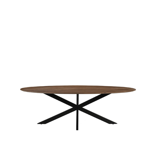 LABEL51 Eetkamertafel James - Nature - Mangohout - 210 cm - Ovaal van LABEL51 – Luxe comfort op maat van PureWonen. Vraag naar de beste prijs.