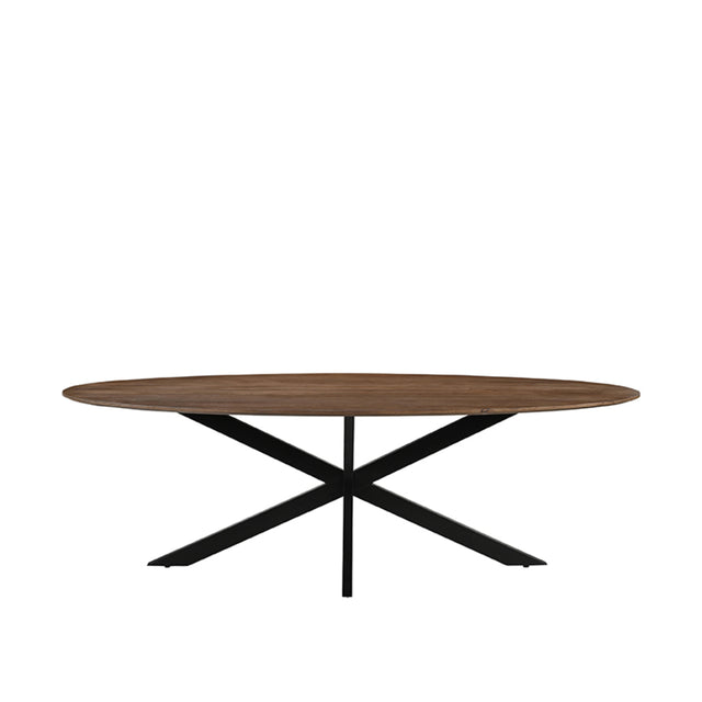 LABEL51 Eetkamertafel James - Nature - Mangohout - 240 cm - Ovaal van LABEL51 - laagste prijs offerte van PureWonen