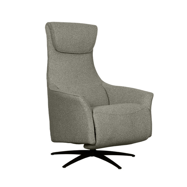 LABEL51 Fauteuil Lund - Truffel grijs - Boucle - One Size