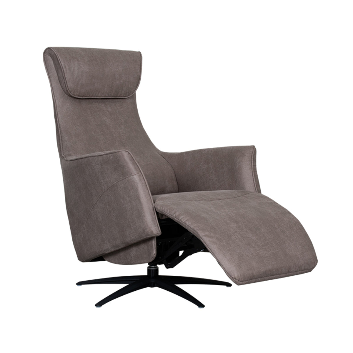 LABEL51 Fauteuil Lund - Taupe - Micro Suede van LABEL51 – Luxe comfort op maat van PureWonen. Vraag naar de beste prijs.