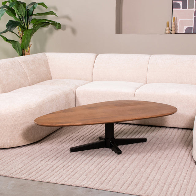 LABEL51 Salontafel Rosie - Nature - Mangohout - 140 cm van LABEL51 – Luxe comfort op maat van PureWonen. Vraag naar de beste prijs.