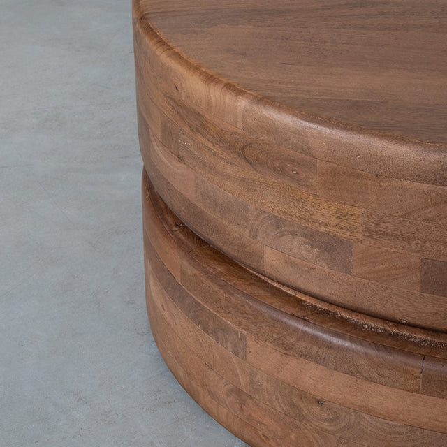 LABEL51 Salontafel Milly - Nature - Mangohout - 70 cm van LABEL51 – Luxe comfort op maat van PureWonen. Vraag naar de beste prijs.