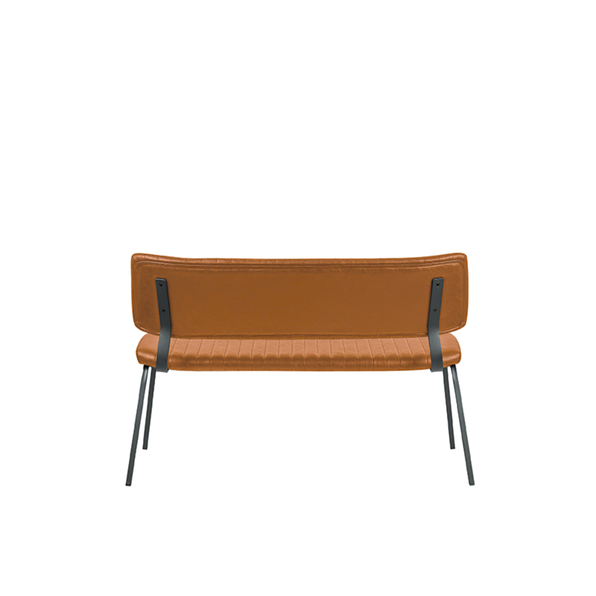 LABEL51 Eetkamerbank Gusto - Cognac - PU-Leder - 120 cm van LABEL51 - laagste prijs offerte van PureWonen