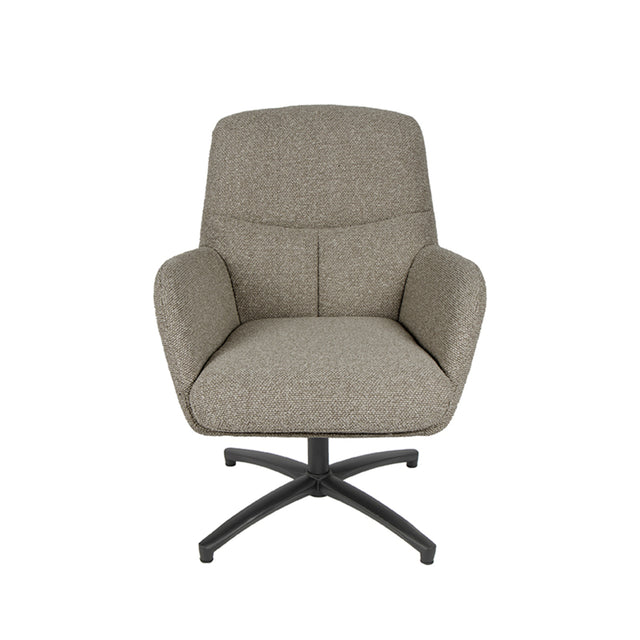 LABEL51 Fauteuil Chill Zone - Truffel grijs - Boucle van LABEL51 – Luxe comfort op maat van PureWonen. Vraag naar de beste prijs.