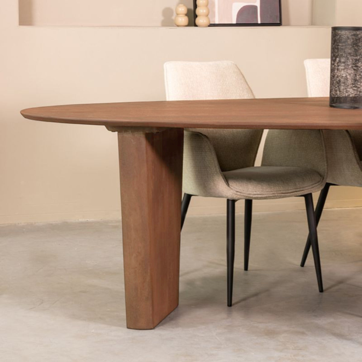 LABEL51 Eetkamertafel Wow - Nature - Mangohout - 240x110 cm