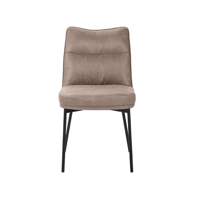 LABEL51 Eetkamerstoel Lennon - Taupe - Micro Suede van LABEL51 – Luxe comfort op maat van PureWonen. Vraag naar de beste prijs.