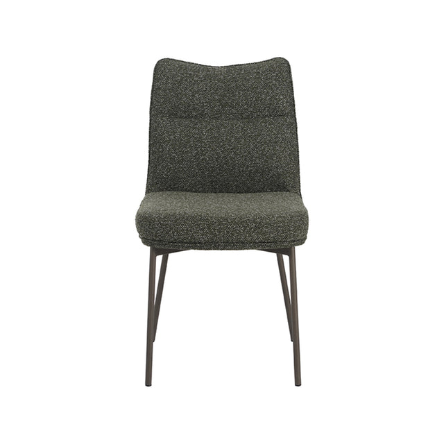 LABEL51 Eetkamerstoel Lennon - Forest - Boucle van LABEL51 – Luxe comfort op maat van PureWonen. Vraag naar de beste prijs.