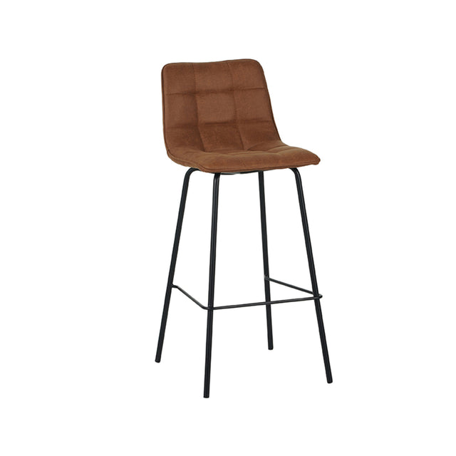 LABEL51 Eetkamerstoel Bistro - Cognac - Micro Suede van LABEL51 – Luxe comfort op maat van PureWonen. Vraag naar de beste prijs.