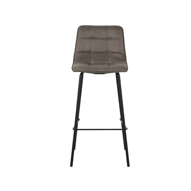 LABEL51 Barkruk Bistro - Taupe - Micro Suede van LABEL51 - laagste prijs offerte van PureWonen