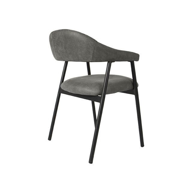 LABEL51 Eetkamerstoel Amaze - Antraciet - Micro Suede van LABEL51 – Luxe comfort op maat van PureWonen. Vraag naar de beste prijs.