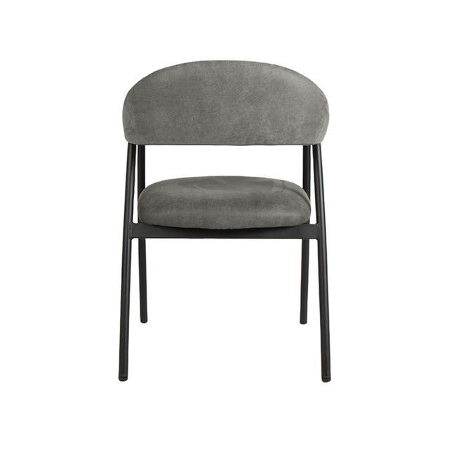 LABEL51 Eetkamerstoel Amaze - Antraciet - Micro Suede van LABEL51 – Luxe comfort op maat van PureWonen. Vraag naar de beste prijs.