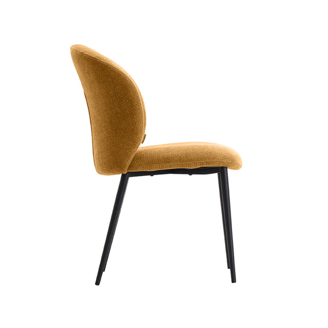 LABEL51 Eetkamerstoel Vino - Mustard - Elite van LABEL51 – Luxe comfort op maat van PureWonen. Vraag naar de beste prijs.