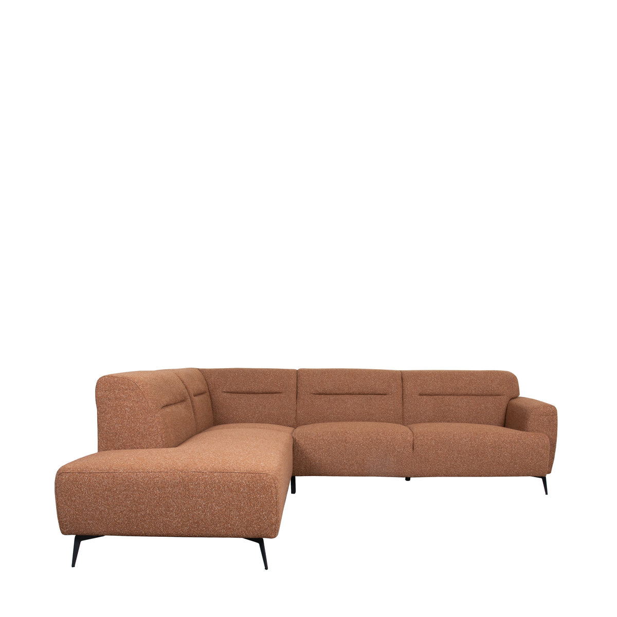 LABEL51 Hoekbank Bolzano - Coral - Boucle - Links van LABEL51 – Luxe comfort op maat van PureWonen. Vraag naar de beste prijs.