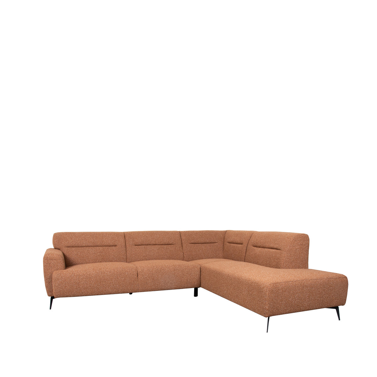 LABEL51 Hoekbank Bolzano - Coral - Boucle - Rechts van LABEL51 – Luxe comfort op maat van PureWonen. Vraag naar de beste prijs.