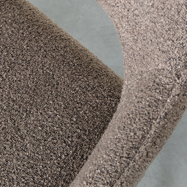 LABEL51 Eetkamerstoel Finley - Bruin - Boucle van LABEL51 – Luxe comfort op maat van PureWonen. Vraag naar de beste prijs.