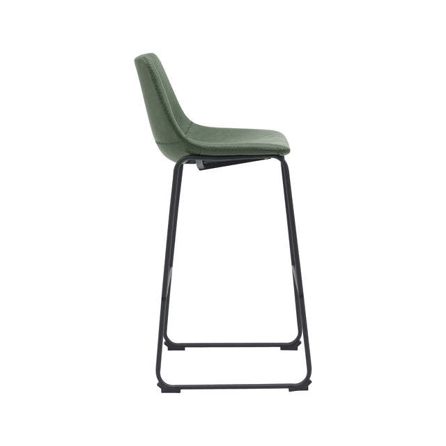 LABEL51 Barkruk Risto - Hunter - PU-Leder - Zithoogte 75 van LABEL51 - laagste prijs offerte van PureWonen