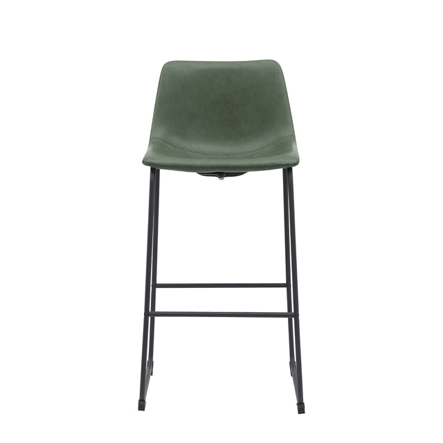 LABEL51 Barkruk Risto - Hunter - PU-Leder - Zithoogte 75 van LABEL51 - laagste prijs offerte van PureWonen