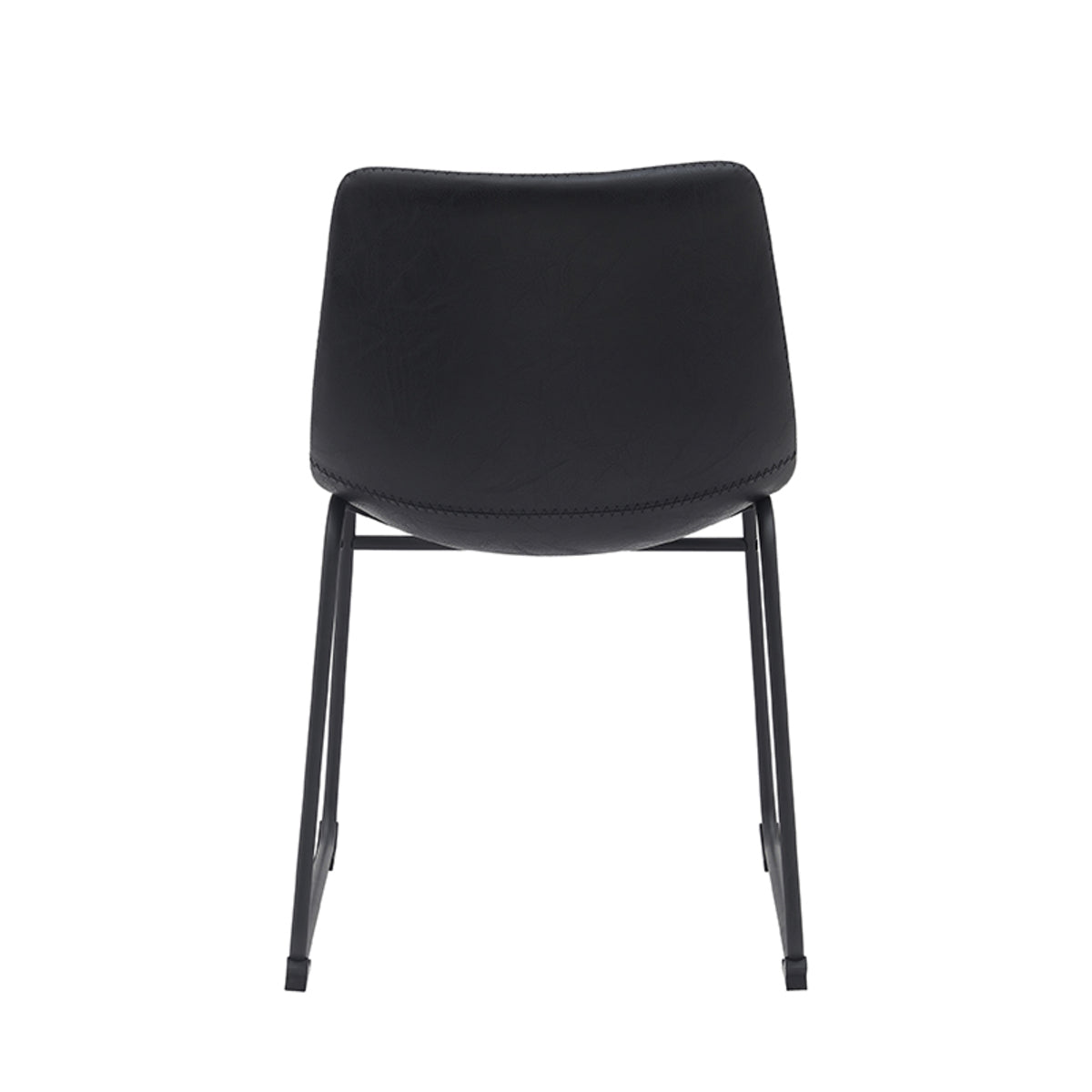 LABEL51 Eetkamerstoel Risto - Zwart - PU-Leder van LABEL51 – Luxe comfort op maat van PureWonen. Vraag naar de beste prijs.