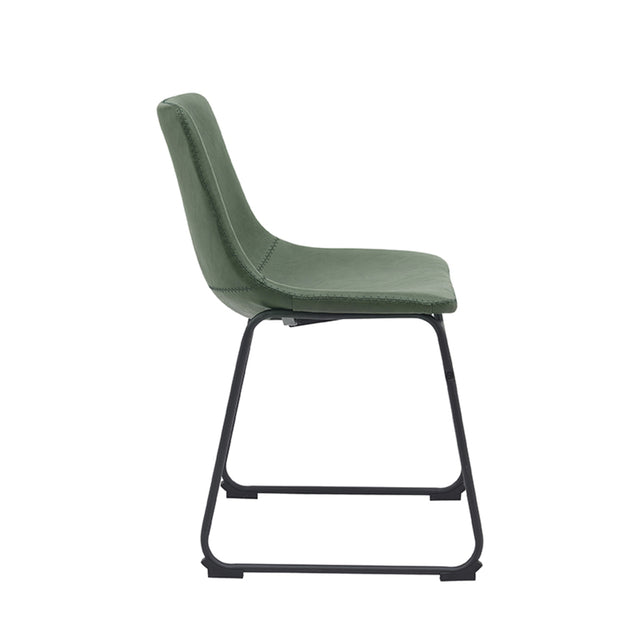 LABEL51 Eetkamerstoel Risto - Hunter - PU-Leder van LABEL51 - laagste prijs offerte van PureWonen