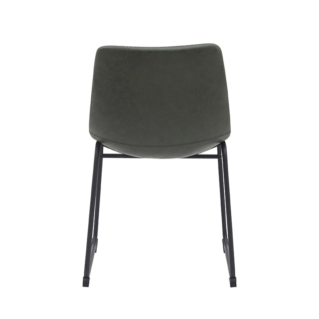 LABEL51 Eetkamerstoel Risto - Hunter - PU-Leder van LABEL51 - laagste prijs offerte van PureWonen