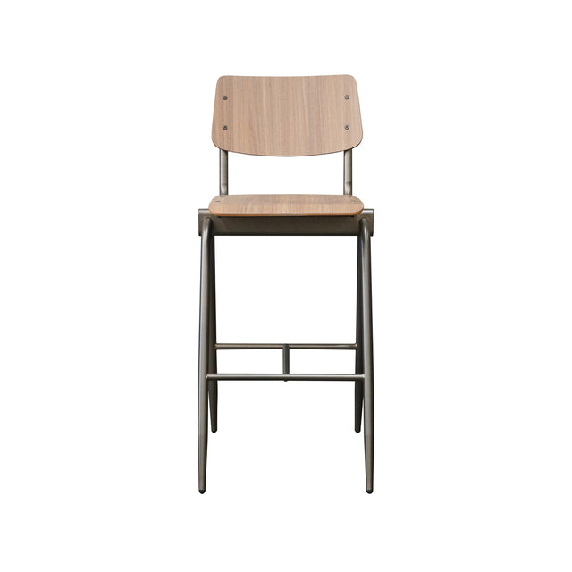 LABEL51 Barkruk Solid - Bruin - Hout - Zithoogte 75 van LABEL51 – Luxe comfort op maat van PureWonen. Vraag naar de beste prijs.