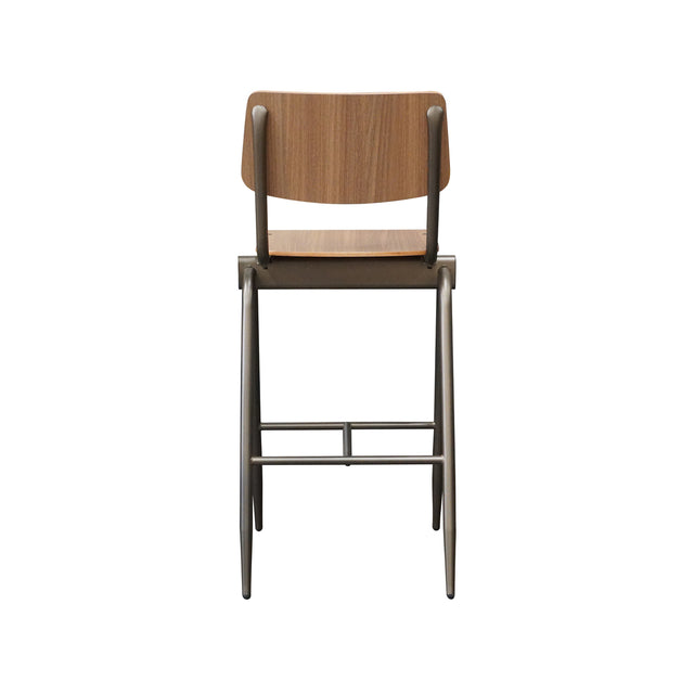 LABEL51 Barkruk Solid - Bruin - Hout - Zithoogte 75 van LABEL51 – Luxe comfort op maat van PureWonen. Vraag naar de beste prijs.