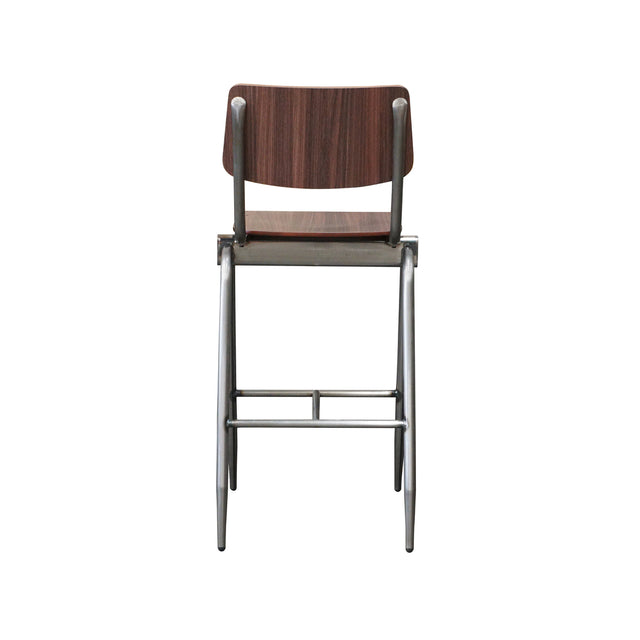 LABEL51 Barkruk Solid - Donkerbruin - Hout - Zithoogte 75 van LABEL51 – Luxe comfort op maat van PureWonen. Vraag naar de beste prijs.