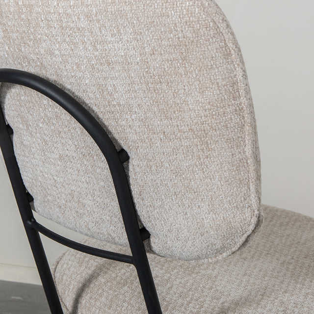 LABEL51 Eetkamerstoel Liva - Naturel - Elite van LABEL51 – Luxe comfort op maat van PureWonen. Vraag naar de beste prijs.