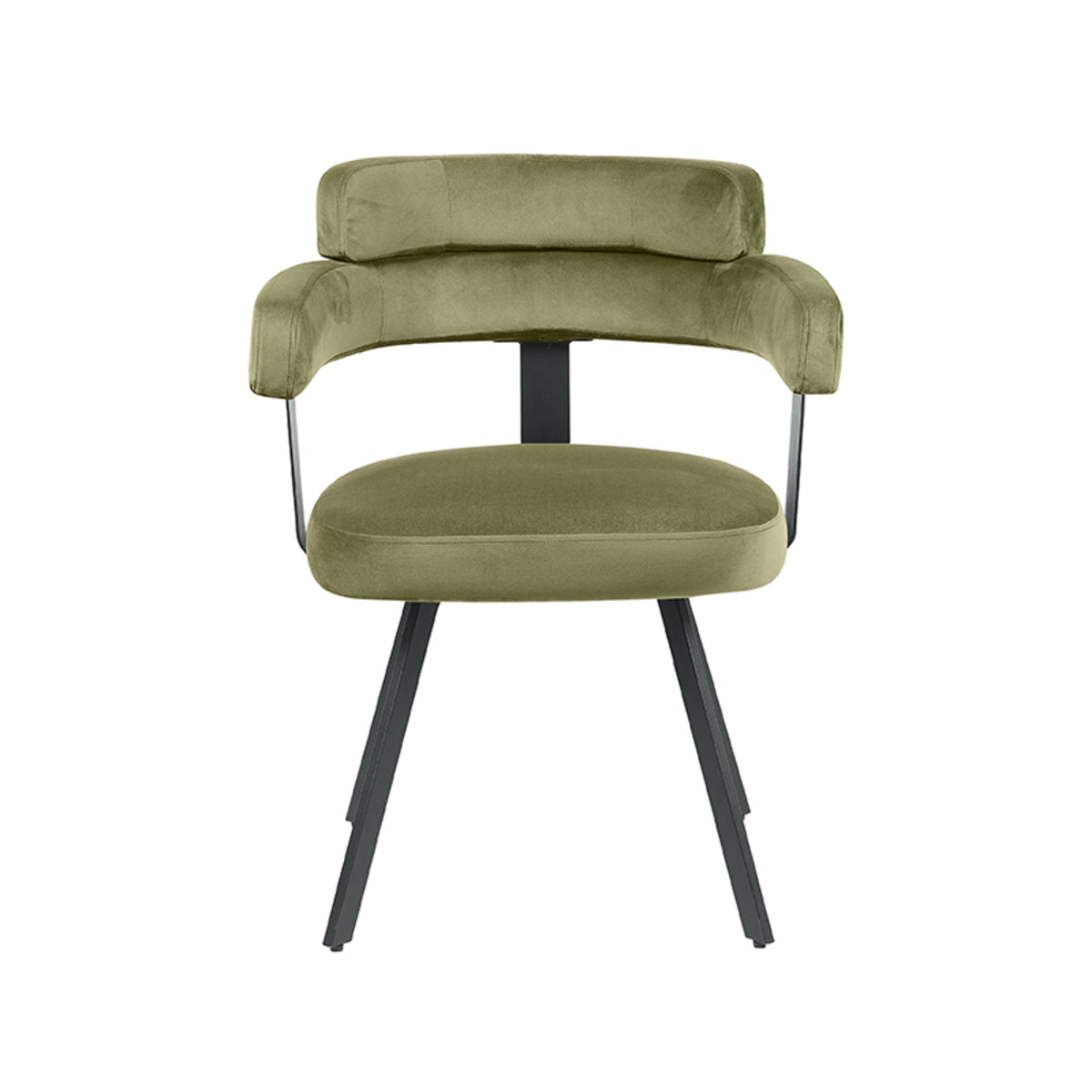 LABEL51 Eetkamerstoel Bardio - Hunter - Fluweel van LABEL51 – Luxe comfort op maat van PureWonen. Vraag naar de beste prijs.