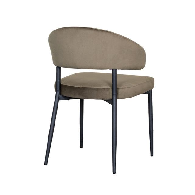 LABEL51 Eetkamerstoel Bliss - Hunter - Fluweel van LABEL51 - laagste prijs offerte van PureWonen